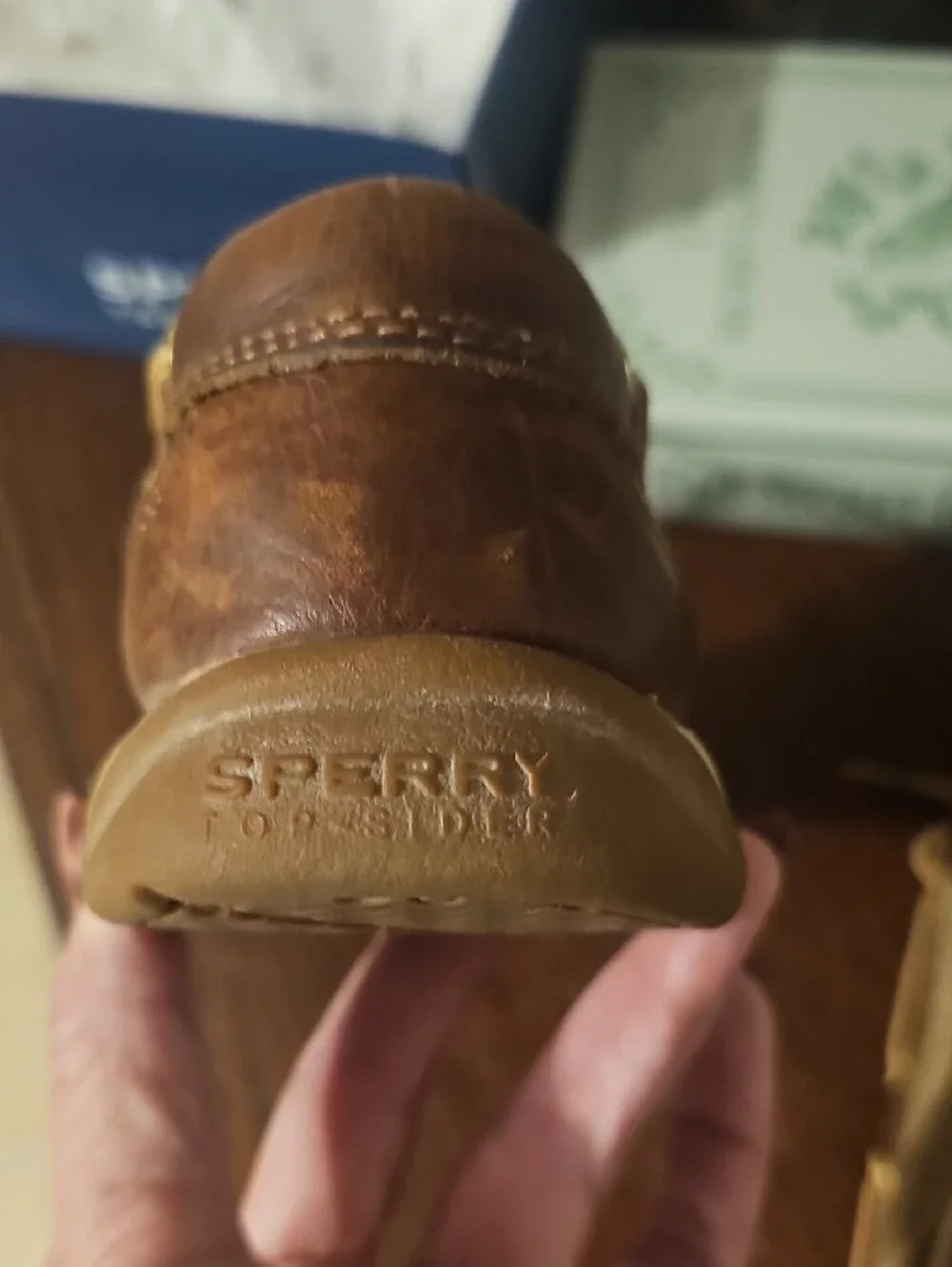 Women's Sperry's Brown Leather Boat Shoes